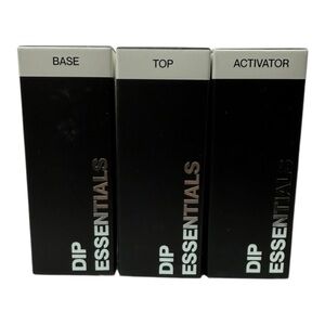 Nailboo Dip Essentials Base Top Activator Set 3-Piece Nail Dip System NIB